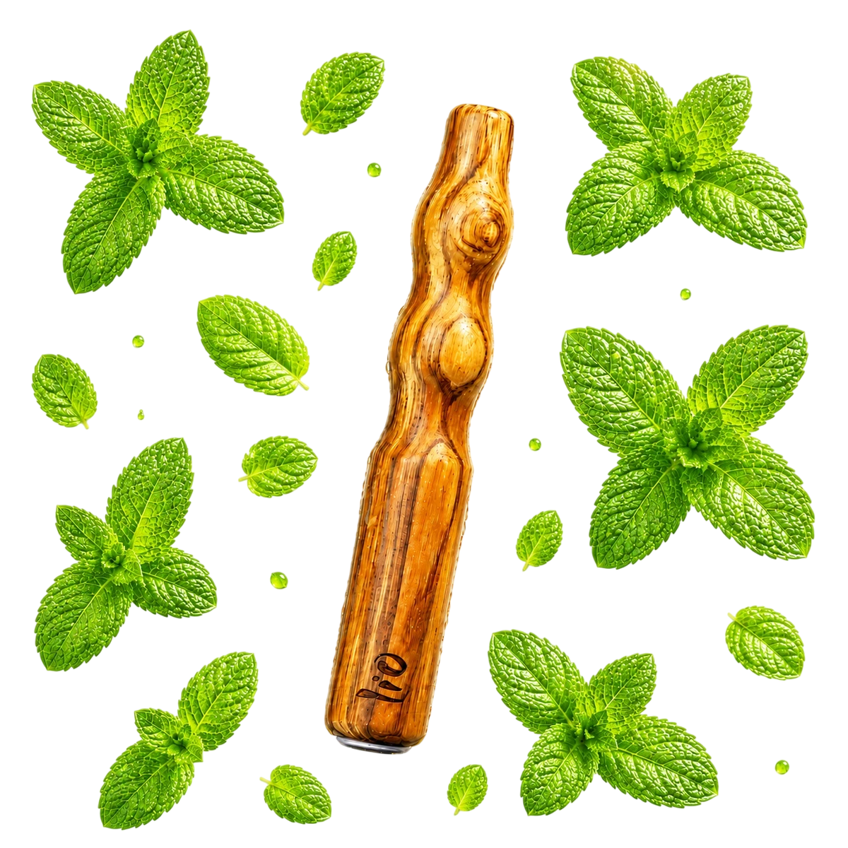 The Lio hand-finished wooden aroma inhaler