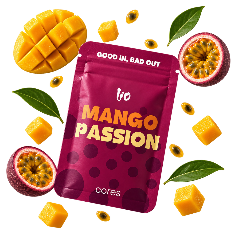 Lio Mango Passion, one sachet with 3 aromatic cores