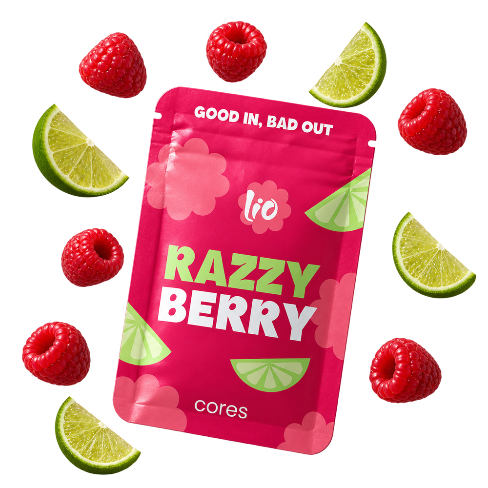 Lio Razzy Berry, one sachet with 3 aromatic cores